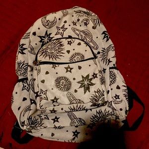 sun & stars grey backpack